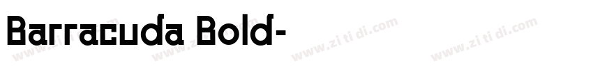 Barracuda Bold字体转换
